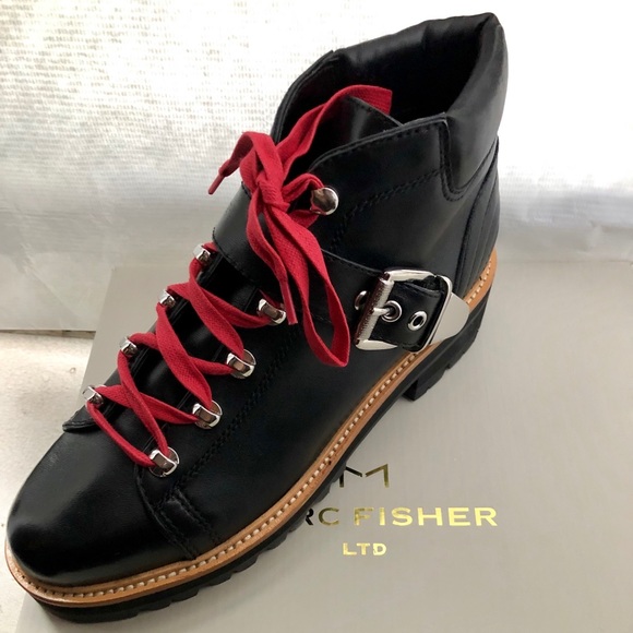 marc fisher boots red laces